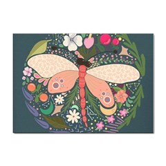 Bug Nature Flower Dragonfly Sticker A4 (10 Pack)