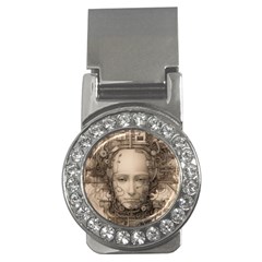 Cyborg Robot Future Drawing Poster Money Clips (cz) 