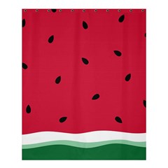 Minimalist Summer Watermelon Wallpaper Shower Curtain 60  X 72  (medium)  by Ravend