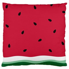 Minimalist Summer Watermelon Wallpaper Large Cushion Case (one Side)