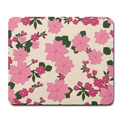 Floral Vintage Flowers Large Mousepad