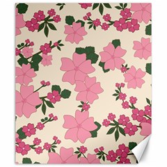 Floral Vintage Flowers Canvas 20  X 24 