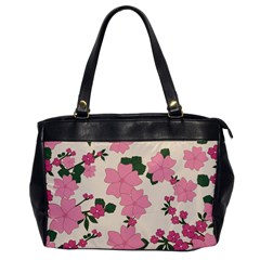 Floral Vintage Flowers Oversize Office Handbag