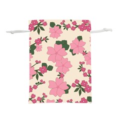 Floral Vintage Flowers Lightweight Drawstring Pouch (s) by Dutashop