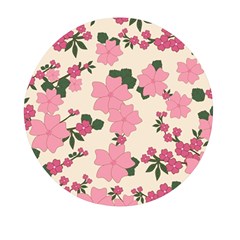 Floral Vintage Flowers Mini Round Pill Box (pack Of 5)