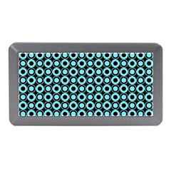 Mazipoodles Blue Donuts Polka Dot Memory Card Reader (mini) by Mazipoodles