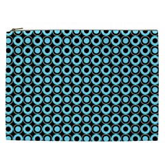 Mazipoodles Blue Donuts Polka Dot Cosmetic Bag (xxl) by Mazipoodles