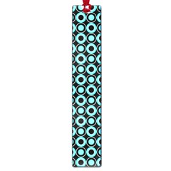 Mazipoodles Blue Donuts Polka Dot Large Book Marks by Mazipoodles