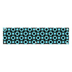 Mazipoodles Blue Donuts Polka Dot Banner And Sign 4  X 1 