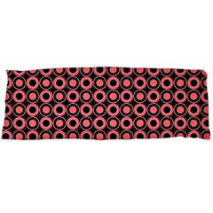 Mazipoodles Red Donuts Polka Dot  Body Pillow Case Dakimakura (two Sides) by Mazipoodles