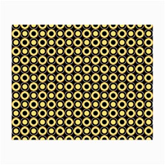  Mazipoodles Yellow Donuts Polka Dot Small Glasses Cloth by Mazipoodles