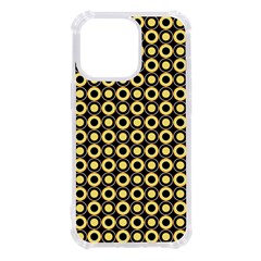  Mazipoodles Yellow Donuts Polka Dot Iphone 13 Pro Tpu Uv Print Case by Mazipoodles