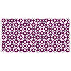 Mazipoodles Magenta White Donuts Polka Dot Banner And Sign 4  X 2  by Mazipoodles