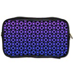 Mazipoodles Purple Pink Gradient Donuts Polka Dot Toiletries Bag (One Side) Front