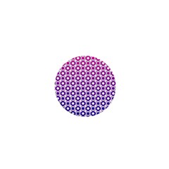 Mazipoodles Pink Purple White Gradient Donuts Polka Dot  1  Mini Buttons