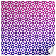 Mazipoodles Pink Purple White Gradient Donuts Polka Dot  Canvas 20  X 20  by Mazipoodles