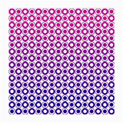 Mazipoodles Pink Purple White Gradient Donuts Polka Dot  Medium Glasses Cloth by Mazipoodles