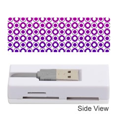 Mazipoodles Pink Purple White Gradient Donuts Polka Dot  Memory Card Reader (stick) by Mazipoodles