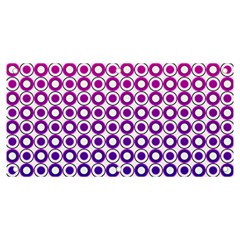 Mazipoodles Pink Purple White Gradient Donuts Polka Dot  Banner And Sign 6  X 3  by Mazipoodles