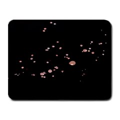 Abstract Rose Gold Glitter Background Small Mousepad by artworkshop