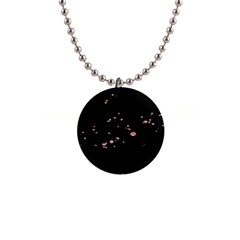 Abstract Rose Gold Glitter Background 1  Button Necklace by artworkshop