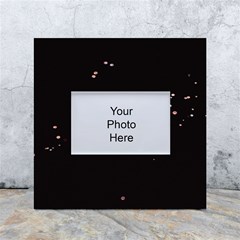 Abstract Rose Gold Glitter Background White Box Photo Frame 4  X 6  by artworkshop