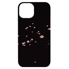 Abstract Rose Gold Glitter Background Iphone 14 Black Uv Print Case by artworkshop