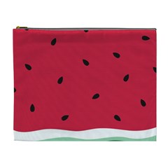Minimalist Summer Watermelon Wallpaper Cosmetic Bag (xl)