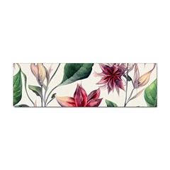 Floral Pattern Sticker Bumper (10 Pack) by designsbymallika