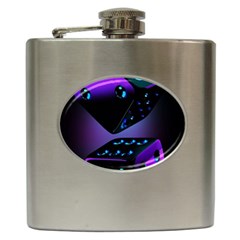 3d Ludo Game,gambling Hip Flask (6 Oz)