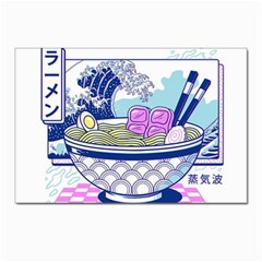 Ramen Kanji Vaporwave Artwork Minimalism Postcards 5  X 7  (pkg Of 10) by Bangk1t