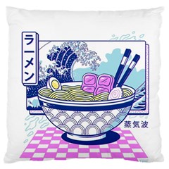 Ramen Kanji Vaporwave Artwork Minimalism Standard Premium Plush Fleece Cushion Case (two Sides)