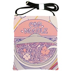 Ramen Kawaii Aesthetic Pink Shoulder Sling Bag