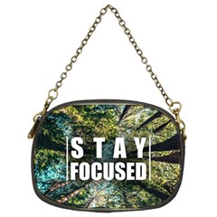 Stay Focused Focus Success Inspiration Motivational Chain Purse (two Sides) by Bangk1t