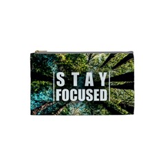 Stay Focused Focus Success Inspiration Motivational Cosmetic Bag (small)