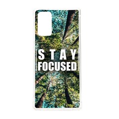 Stay Focused Focus Success Inspiration Motivational Samsung Galaxy Note 20 Tpu Uv Case by Bangk1t