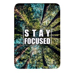 Stay Focused Focus Success Inspiration Motivational Rectangular Glass Fridge Magnet (4 Pack)