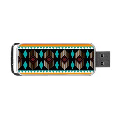 Abstract Art Pattern Design Vintage Portable Usb Flash (two Sides)