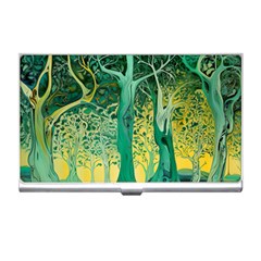 Nature Trees Forest Mystical Forest Jungle Business Card Holder by Ravend