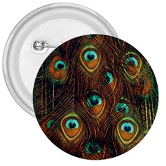 Peacock Feathers 3  Buttons