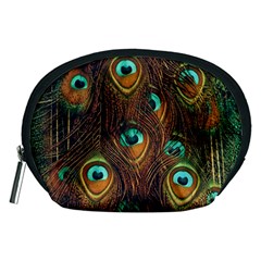 Peacock Feathers Accessory Pouch (medium)