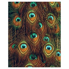 Peacock Feathers Drawstring Bag (small) by Ravend