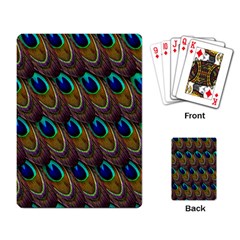 Peacock-feathers-bird-plumage Playing Cards Single Design (rectangle)