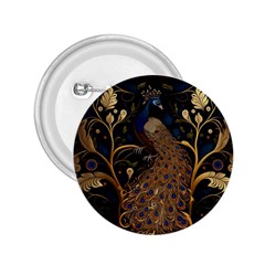 Peacock Plumage Bird Decorative Pattern Graceful 2 25  Buttons by Ravend