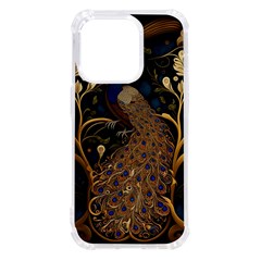 Peacock Plumage Bird Decorative Pattern Graceful Iphone 14 Pro Tpu Uv Print Case by Ravend