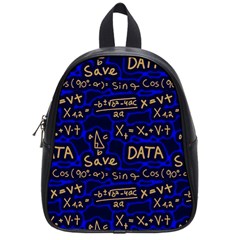 Art Pattern Design Background Graphic School Bag (small)