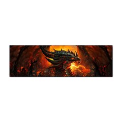 Dragon Art Fire Digital Fantasy Sticker Bumper (10 Pack) by Celenk