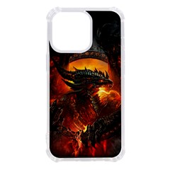 Dragon Art Fire Digital Fantasy Iphone 13 Pro Tpu Uv Print Case