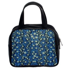 Lotus Bloom In The Calm Sea Of Beautiful Waterlilies Classic Handbag (two Sides)