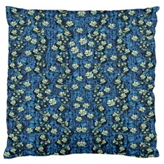 Lotus Bloom In The Calm Sea Of Beautiful Waterlilies Standard Premium Plush Fleece Cushion Case (one Side) by pepitasart